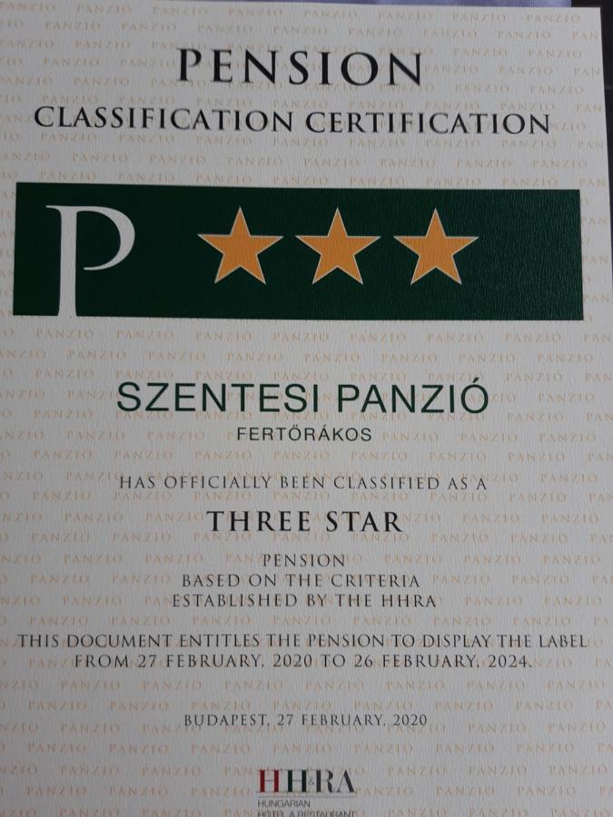 Szentesi Panzio Bed and Breakfast Fertőrákos Buitenkant foto